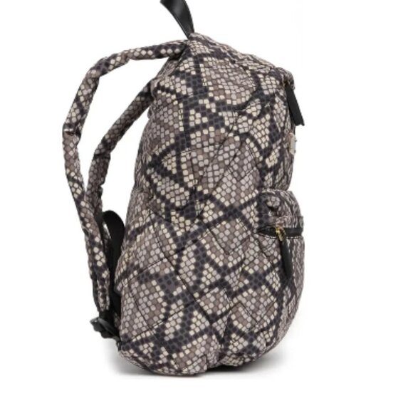 MARC JACOBS Quilted Nylon Printed Backpack-Snakeprint - Picture 4 of 6